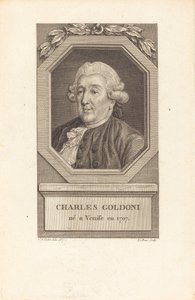 Carlos Goldoni de Pierre Adrien Le Beau after Charles Nicolas Cochin II