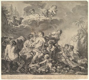 Aperfeiçoamento dEuropa Rapto da Europa, século XVIII. de Pierre Alexandre Aveline