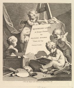Frontispício, 1727-60. de Pierre Alexandre Aveline