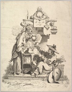 O fogo, ca. 1740 de Pierre Alexandre Aveline