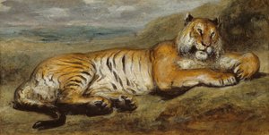 Descanso do tigre, c. 1830.