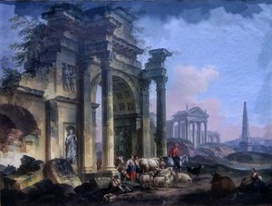 Francês:  Arco do Triunfo de Pierre Antoine Demachy