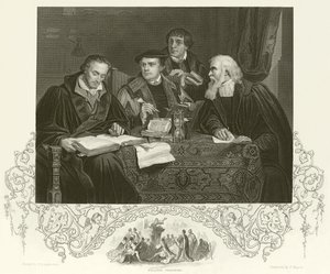 Luther, Melancthon, Pomeranus e Cruciger de Pierre Antoine Labouchere