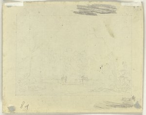 Folha de esboços de Pierre Antoine Mongin