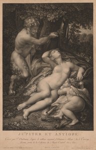Júpiter e Antíope. de Pierre Audouin