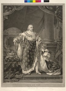 Rei de França Luís XVIII de Pierre Audouin