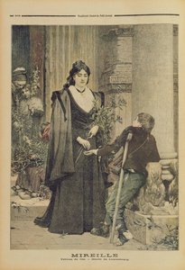 Mireille, do suplemento ilustrado de &39;Le Petit Journal&39;, 18 de novembro de 1893 (cor lito)