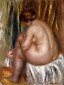 Depois do banho de Pierre Auguste Renoir