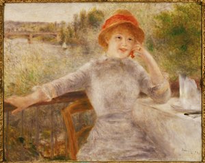 Alphonsine Fournaise (óleo sobre tela) de Pierre Auguste Renoir