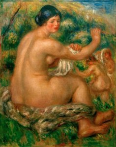 Depois do banho de Pierre Auguste Renoir