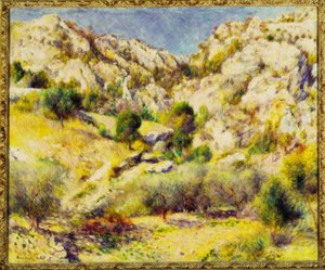 Berge am Stock de Pierre Auguste Renoir