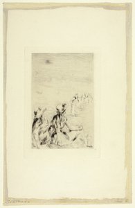 Crianças na praia, Berneval de Pierre-Auguste Renoir