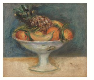 Fruteira, c.1890 (óleo sobre tela) de Pierre-Auguste Renoir