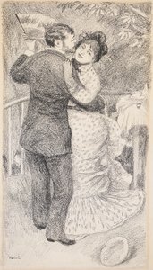 Dança do campo, 1883 de Pierre Auguste Renoir