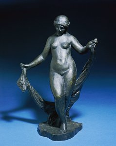 Dançarino com um véu, 1913 de Pierre Auguste Renoir