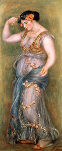 Garota dançando com castanholas, 1909 de Pierre Auguste Renoir