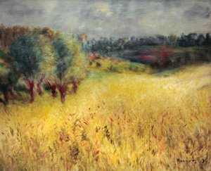 O milharal de Pierre Auguste Renoir