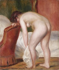 Mulher nua secagem a si mesma, c.1909