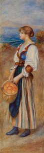 Rapariga com Cesto de Laranjas (Marchande d