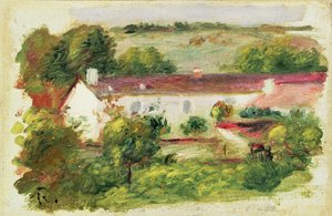 Casa em Essoyes de Pierre Auguste Renoir