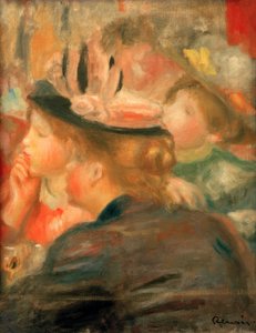No teatro de Pierre Auguste Renoir