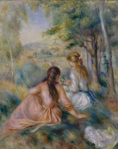 No Prado, 1888-92. de Pierre Auguste Renoir