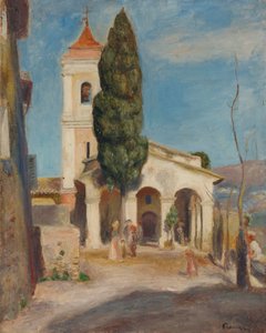 Capela de Notre-Dame de Proteção em Haut-de-Cagnes, 1905 de Pierre-Auguste Renoir