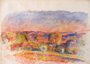 Paisagem, 1889. de Pierre Auguste Renoir