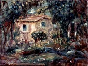 Paisagem. Le Cannet, 1902. de Pierre-Auguste Renoir