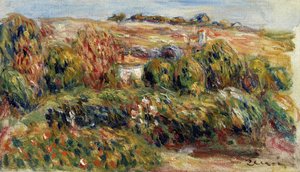 Paisagem em Provence, c. 1900 de Pierre Auguste Renoir
