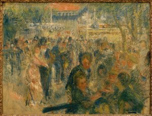 A bola no Moulin de la Galette de Pierre Auguste Renoir