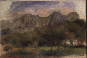 Os Alpilles de Pierre Auguste Renoir
