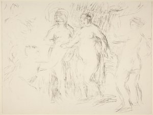Os banhistas de Pierre-Auguste Renoir