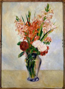 Les glaieuls Painting de Pierre Auguste Renoir (1841-1919) 1885 Sol. 0,75 x 0,54 m Paris, musee d