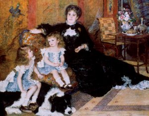 Madame Georges Charpentier e seus filhos, 1878 de Pierre Auguste Renoir