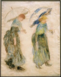 Mädchen mit Regenschirm