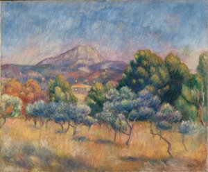Monte Sainte-Victoire de Pierre Auguste Renoir