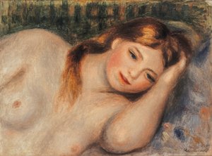 Menina nua deitada no busto, 1905