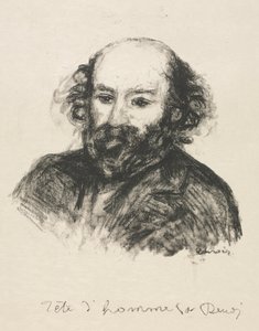 Paul Cézanne, c. 1902. de Pierre-Auguste Renoir