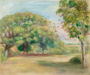 Paisagem, c. 1892 (óleo sobre tela) de Pierre Auguste Renoir