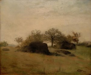 Paisagem de Fontainebleau de Pierre Auguste Renoir