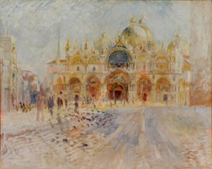 Praça de São Marcos, Veneza de Pierre Auguste Renoir