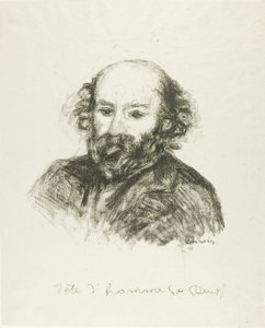 Retrato de Cézanne de Pierre Auguste Renoir