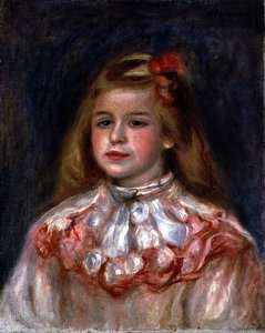 Retrato de uma Jovem, c.1895 (óleo sobre tela) de Pierre-Auguste Renoir