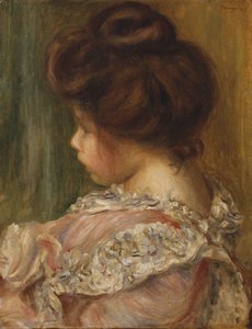 Retrato de uma jovem garota de Pierre-Auguste Renoir