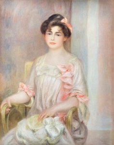 Retrato de madame Josse Bernheim-Dauberville de Pierre-Auguste Renoir