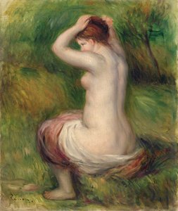 Nu sentado (óleo sobre tela)