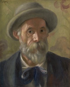Auto-retrato, 1899 de Pierre Auguste Renoir