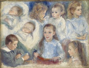 Estudos de Chefes de Pierre Auguste Renoir