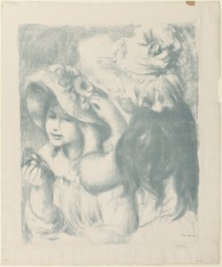 O Chapéu Preso, segunda placa de Pierre Auguste Renoir